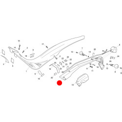 Supporto Parafango Fanale e Portatarga MONTESA 4RT 14-18 Supporto Parafango Fanale e Portatarga MONTESA 4RT 14-18